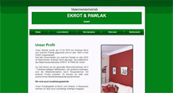 Desktop Screenshot of ekrot-pawlak.de
